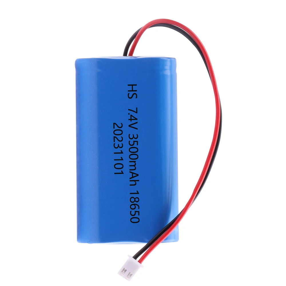 Batteria 7.4V 18650 Batteria 2S Lifepo4 Packs 1500mah 3000mah 3500mah 4000mah Spina batteria ricaricabile - immagine 4