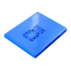 Durable Blue Game Card Storage Box with Drop - Resistant Sleeve (Blue)