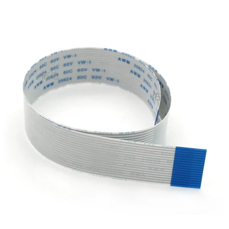 Produktbild von Flexibles FFC-Flachkabel – 0,5mm Raster, 800mm Länge, 24-Pin, A/B-Typ, 80°C, 60V