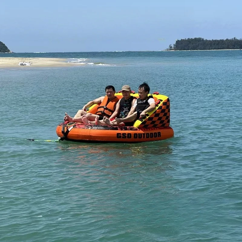 Water inflatable 1-2persons towing water sofa boat inflatable towing circle person towing hovercraft surfboard