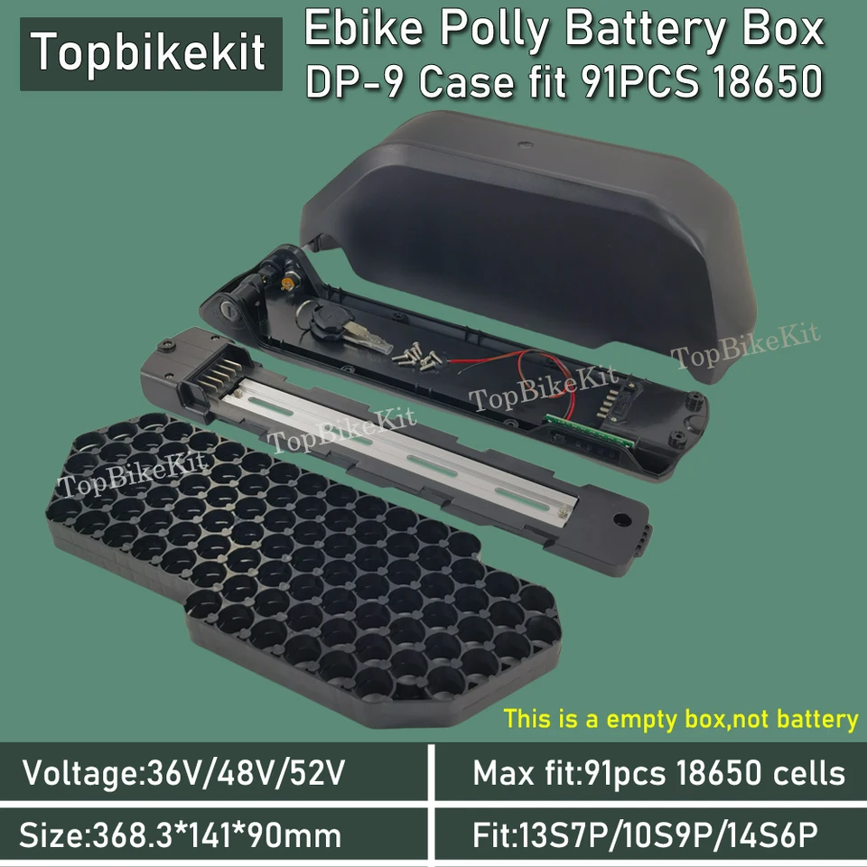 Ebike Battery Case Box 91 Pcs 18650 Cells 36V 48V 52V 60V 72V 65 PCS 21700 Cells Battery Box For Su I.1380108987 - View #8