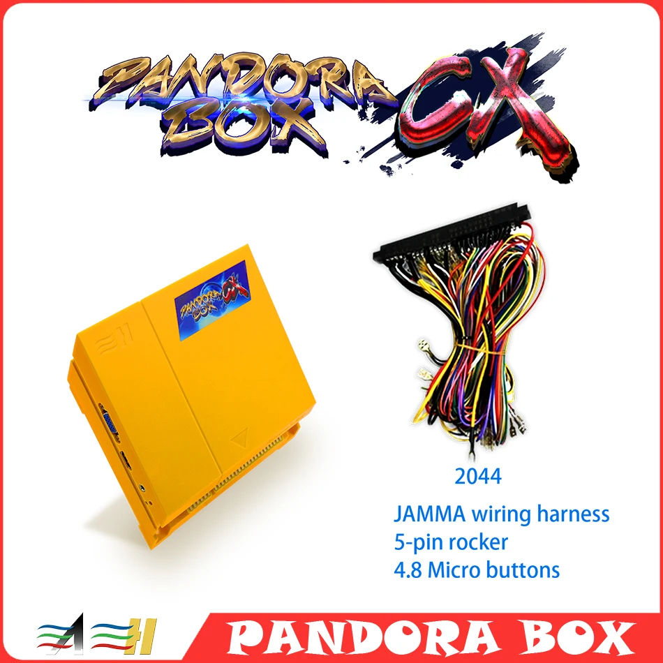 A Pandora Box CX 2800 in 1 NEW  Arcade Version Mainboard JAMMA Version Support CRT VGA HDMI Output Support Save Download Functio