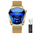 W Gold Blue box