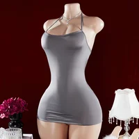 Noir Sexy Lingerie sans entrejambe femmes ensemble de soutien-gorge Transparent Costume érotique Teddy body une pièce Lenceria ensemble de sous-vêtements sensuels 6