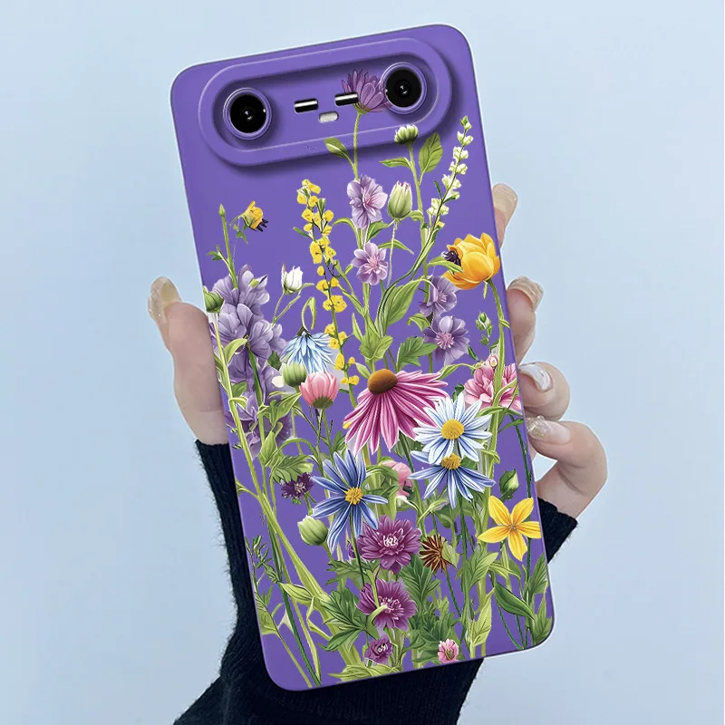 Fashion Simplicity Oil Painting Silicone Soft Shockproof Back Cover