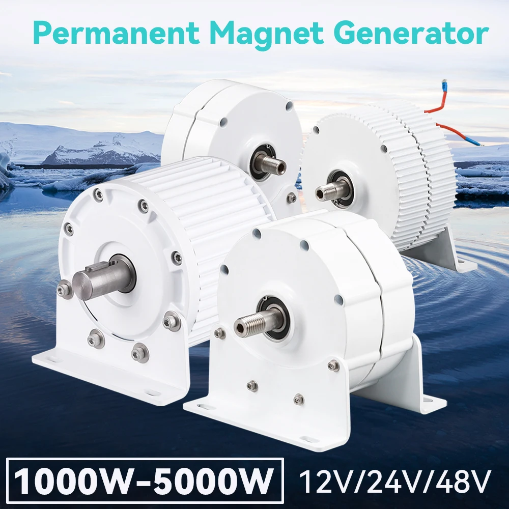 

3000W 5000W High-Efficiency Permanent Magnet Generator 1kw 12v 24v 48v Motor Drives Power Generation Can Be Used In Wind Turbine