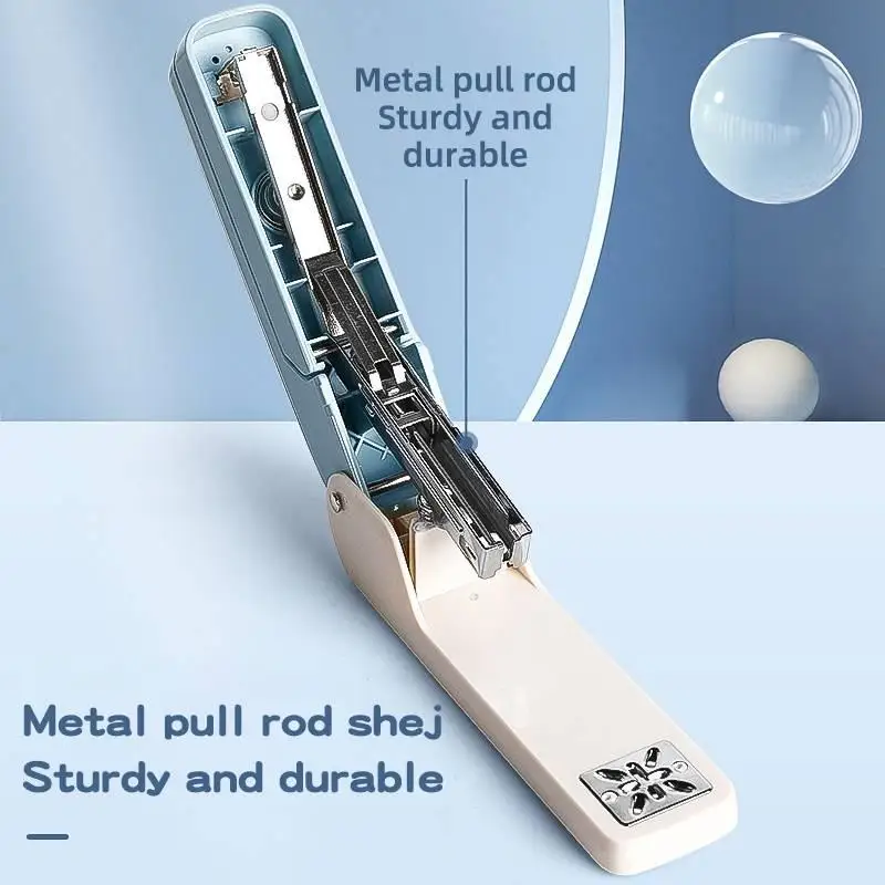 1개입 360도 회전 스테이플러, 학생용, 가정용, 사무실용, 척추 스테이플링에 적합한 대형 헤비듀티 스테이플러