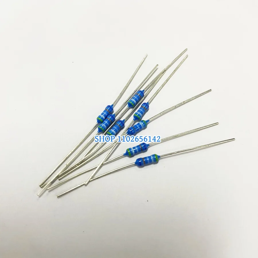 10PCS Precise resistor 1/4W 0.1% 1K-1M 5.36K 12K 20K 24K 27K 33K 43K 47K 49.9K 51K 56K 62 68 75K 82 91 100K 332K 470K resistance metal film resistor metal film resistors