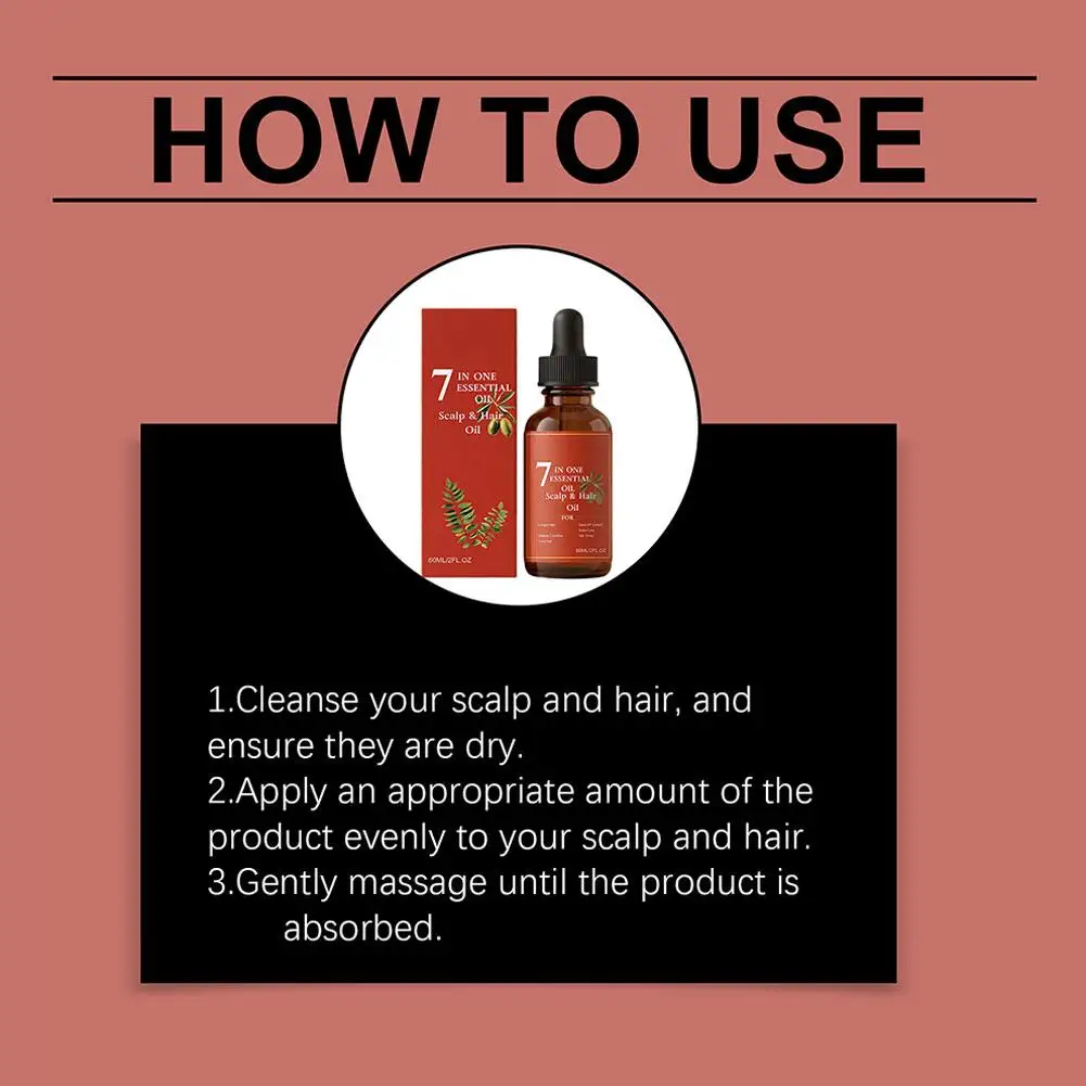 Olio Essenziale 7-in-1 per Cuoio Capelluto e Capelli, Formula Nutriente con Oliva e Rosmarino per Rinforzare le Radici, Ridurre la Caduta e Stimolare la Crescita - immagine 4