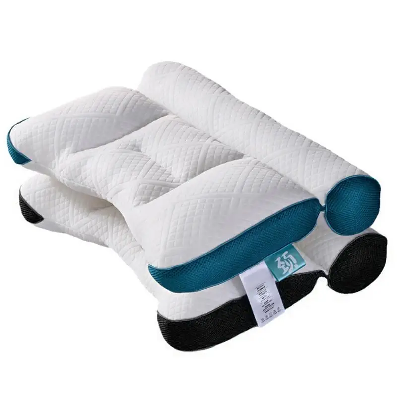 

Orthopedic Neck Pillow Sleepers Cube Travel Neck Pillow Neck Support Pillow for Side Back & Stomach Ergonomic Help Sleep pillow