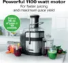 Beach Professional Juicer Machine, Centrifugal Extractor, with 3.5” Super Chute for Whole Fruits and Vegetables, 1100 W 6