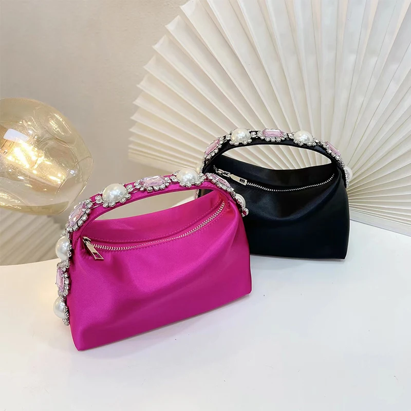 Women Evening Bag Luxury Shiny Crystal Purses Designer Rhinestones Clutch Purse for Women