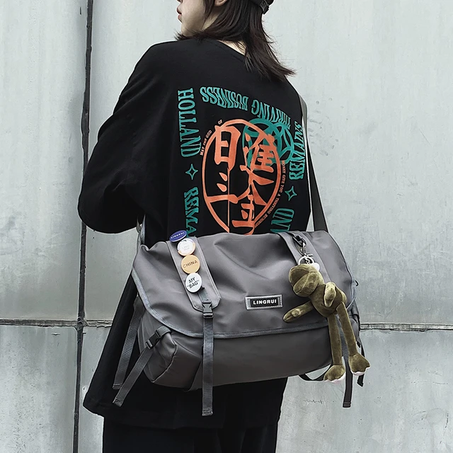 Men And Women Crossbody Bag Large Capacity Harajuku Hiphop Messenger Bag  Student Bag High Quality Travel Outdoor Shoulder Bag - AliExpress