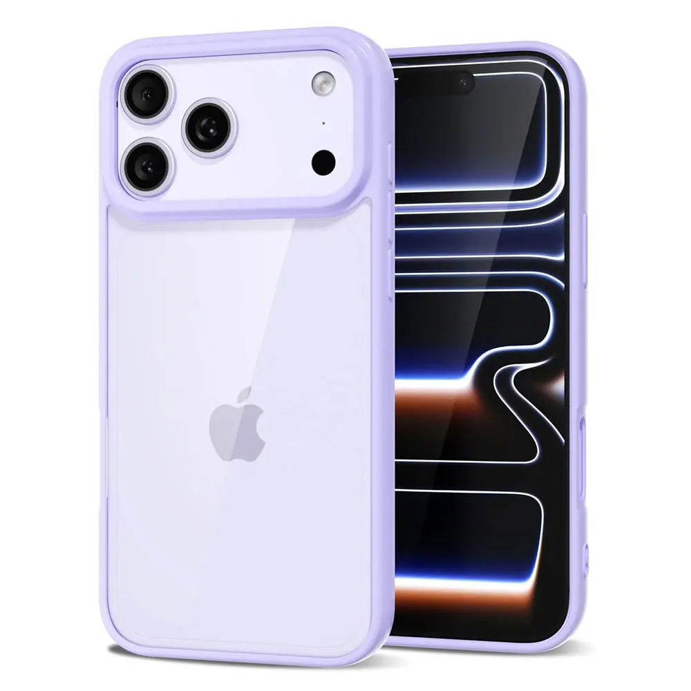 Vibrant Transparent Phone Case with Soft Bumper and TPU Back