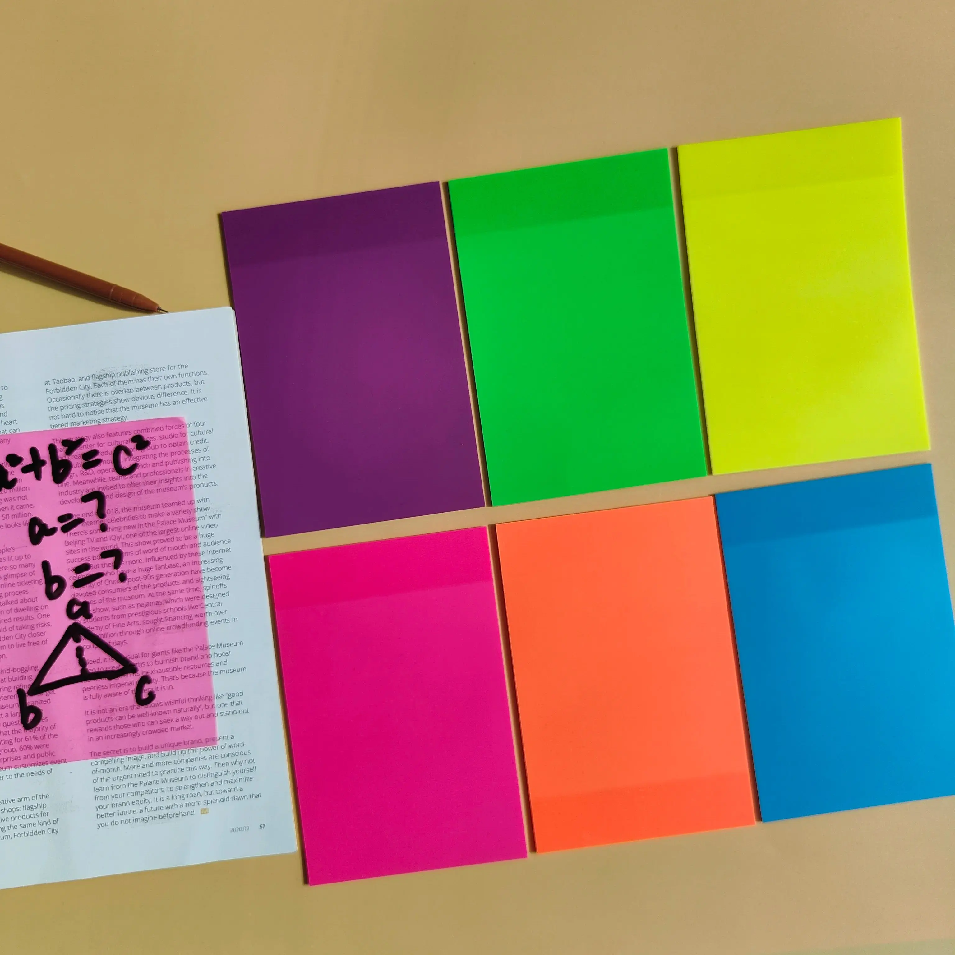 30 Sheets15*10CM Transparent Sticky Notes Tab Self-Adhesive Kawaii Clear Bookmarkers Annotation Books Page Marker Stationery 3