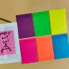 30 Sheets15*10CM Transparent Sticky Notes Tab Self-Adhesive Kawaii Clear Bookmarkers Annotation Books Page Marker Stationery 3