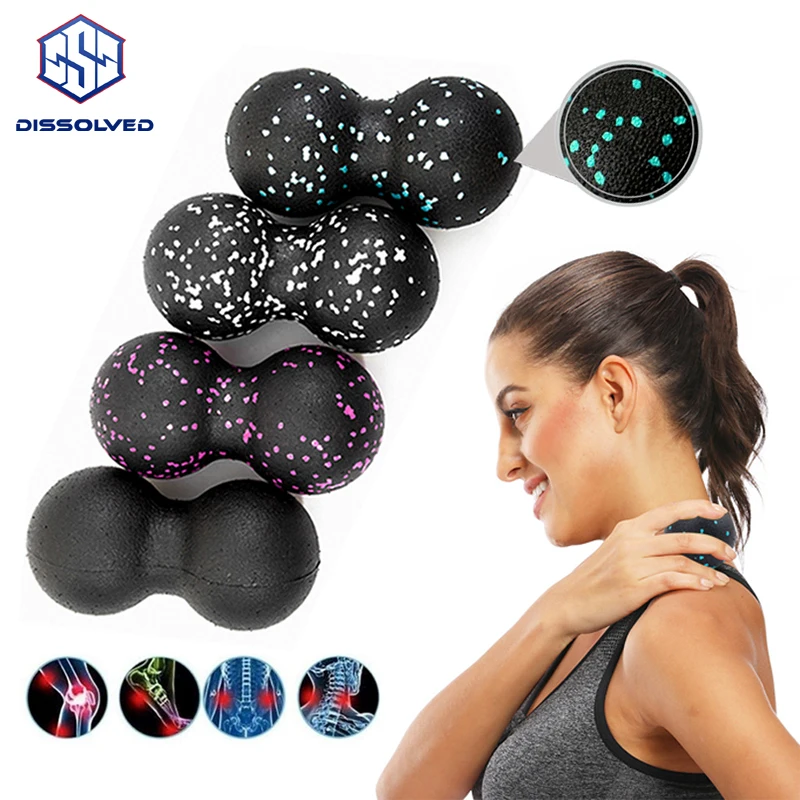 

DISSOLVED Peanut Balls Body Massage Fascia Ball High Density Muscle Relaxation Lacrosse Fitness Yoga Myofascia Ball Relieve Pain