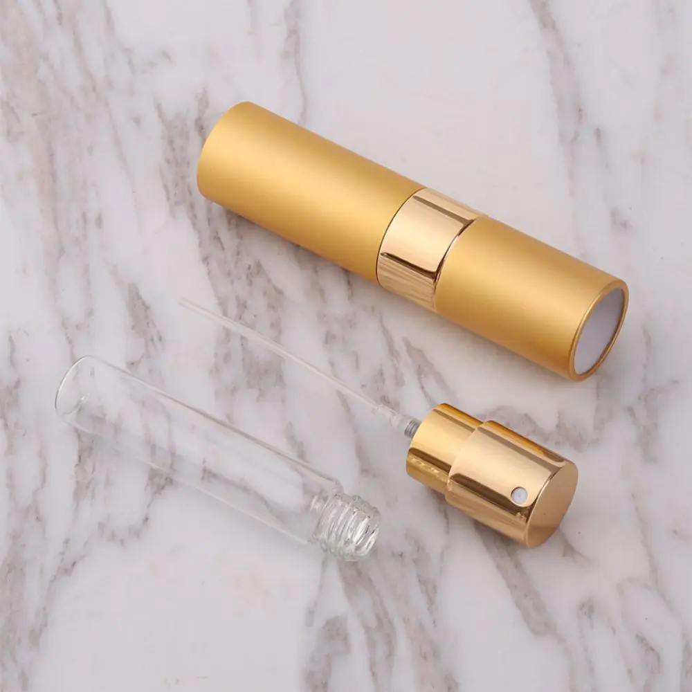 Perfume Bottle Perfume Dispenser Bottle Rotating Retractable Water Milk Portable Dispensing Spray Bottle Travel Combination Empty