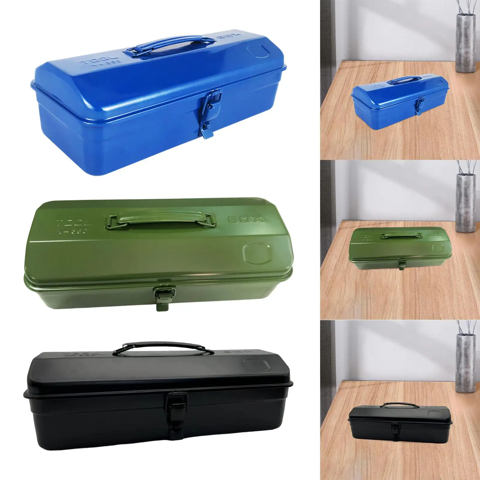 Metal Tools Box Multipurpose Container Small Easy Access Workshops Hardware Metal Tools Box Multipurpose Container Small Easy Access Workshops Hardware