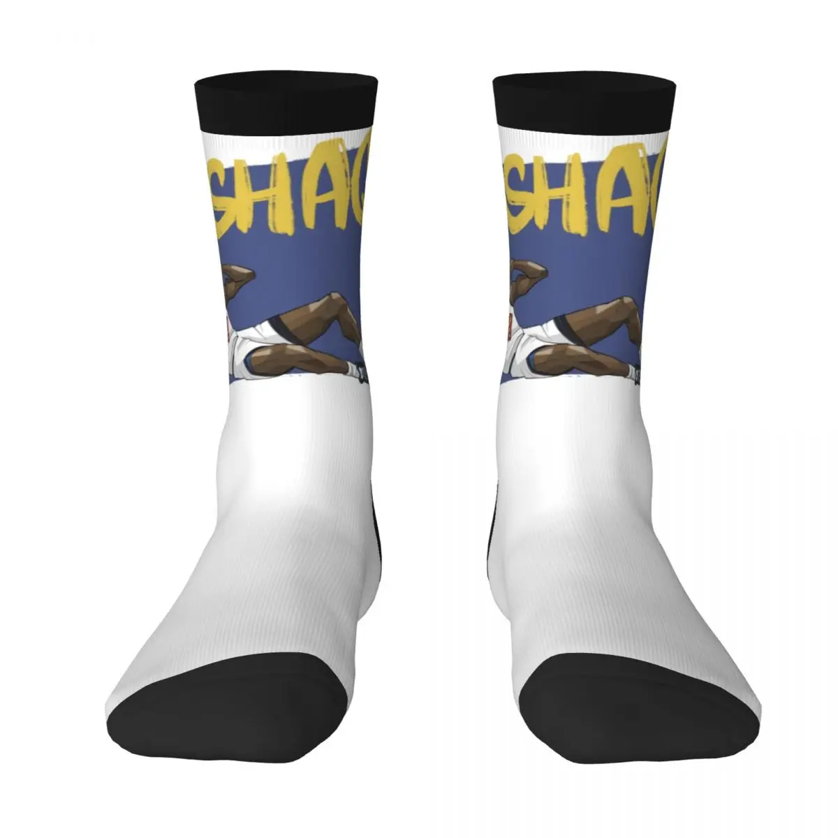 

2023 Basketball Stars Shaquiller And O'Neals Big Sharks The Best Buy Contrast color Field pack Humor Graphic Elastic Socks