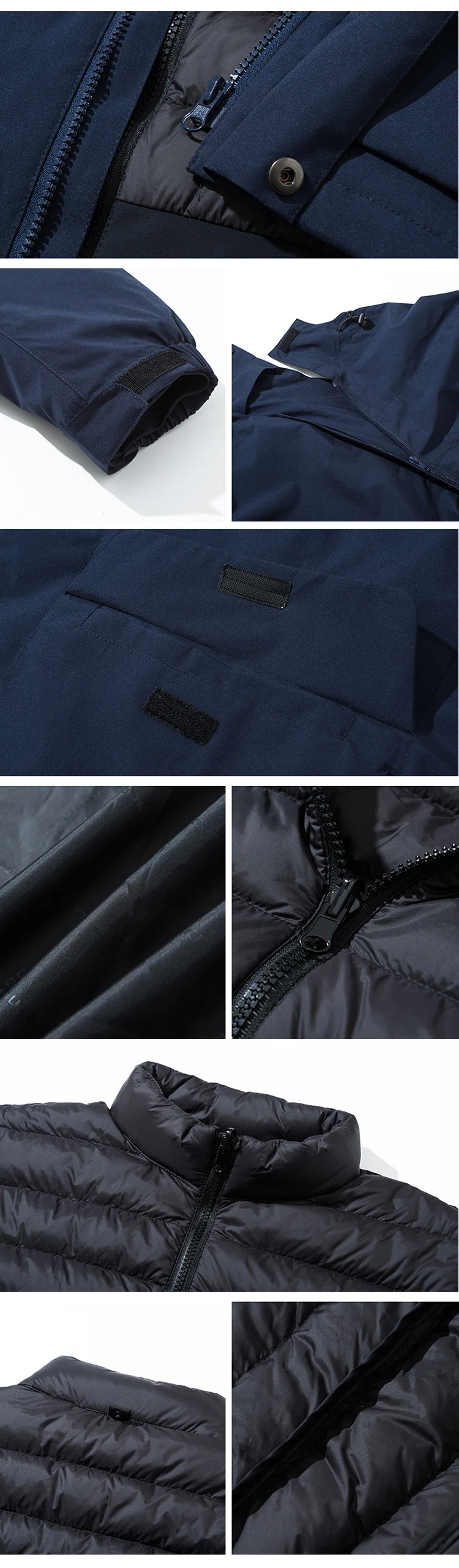 Down Jacket Men's Silk Cotton Down Coat Winter Outdoor Sports Jackets Thickened Warm And Windproof Padded Clothes