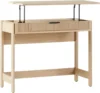 Office Writing and Computer Desk Spacious Desktop, Complementary in Living Spaces, 38 Inch, Reeded Lift-Top Coastal Oak 6
