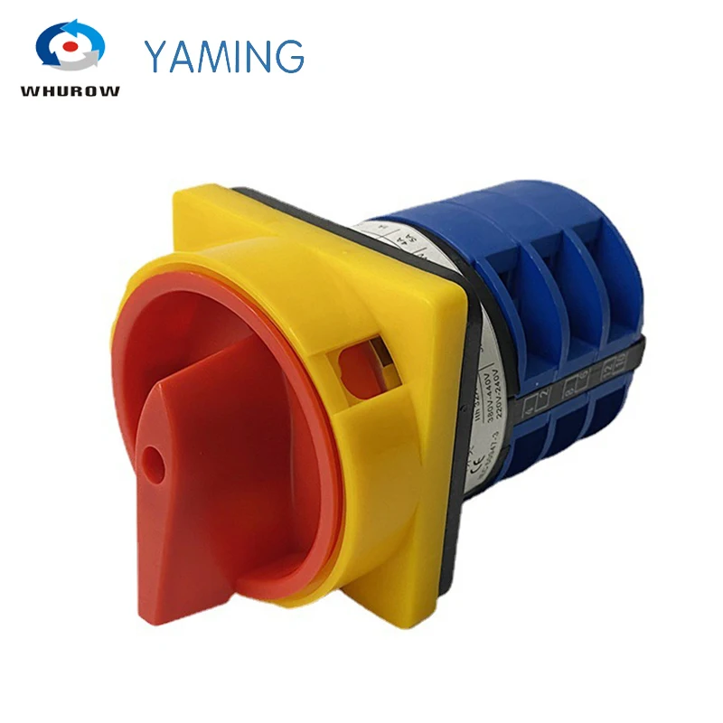 Universal Mudança Interruptor de Came Cadeado Posição On-off 40a Pólos Rotating Prata Contato Ymw2640 3gs Lw26