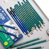 Black Sketch Pencil Professional Wood Drawing Pencil H/2H/3H/4H/5H/6H/HB 2/3/4/5/6/8/10/12B Art Stationery Supplies 12Pcs 2
