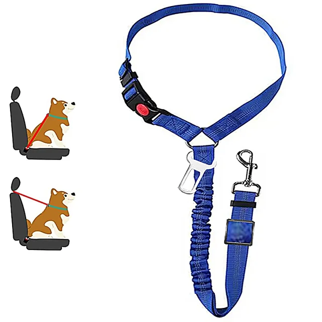 New Solid Two-in-one Pet Car Seat Belt Dog Harness Leash BackSeat Safety Belt Adjustable for Kitten Dogs Collar Pet Accessories New Solid Two-in-one Pet Car Seat Belt Dog Harness Leash BackSeat Safety Belt Adjustable for Kitten Dogs Collar Pet Accessories