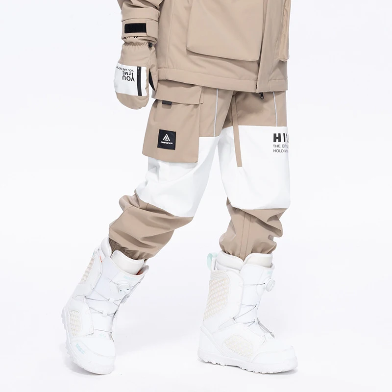 

2023 Winter New Ski Pants Women Thickened Warm Outdoor Sports Snowboarding Pants Men Ski Suit Snow Pants Windproof Waterproof