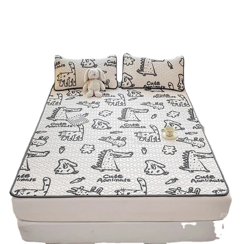 

Latex summer household foldable single person washable ice silk bedspread