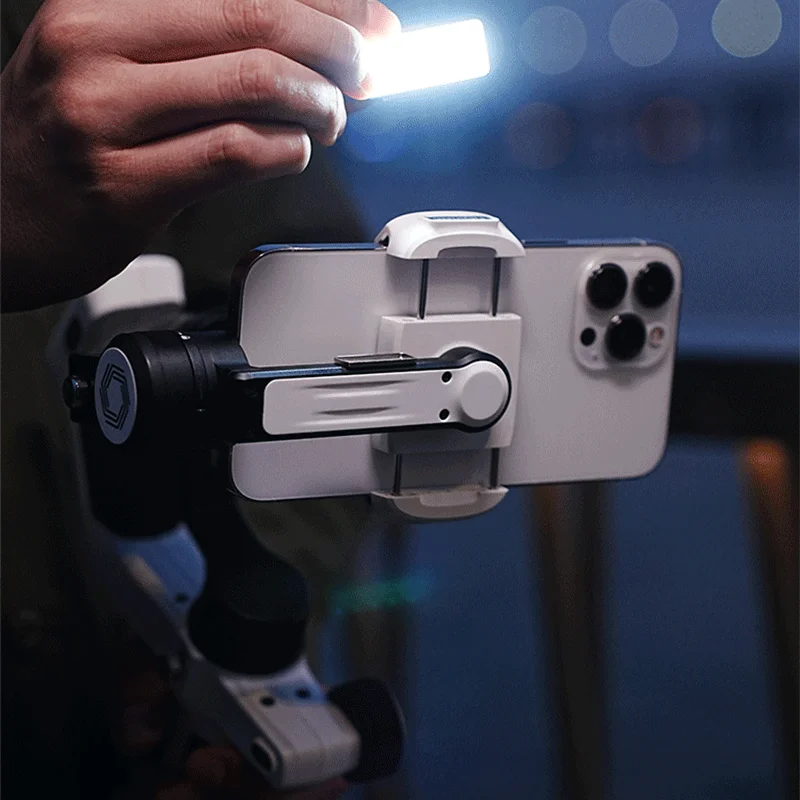 FeiyuTech Scorp Mini-P Kit 3 Axis Smartphone Gimbal, AI Tracker, Fill Light, for iPhone 16 Pro Max and Android handheld gimbal stabilizer gimbal stabilizer handheld gimbal Stabilizer