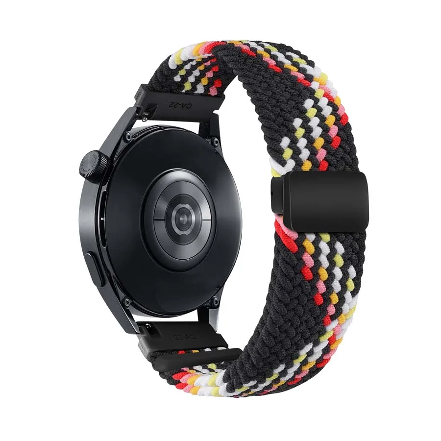 Braided Loop Nylon Strap for Smart Watches - Durable Fitness Wristband Bracelet