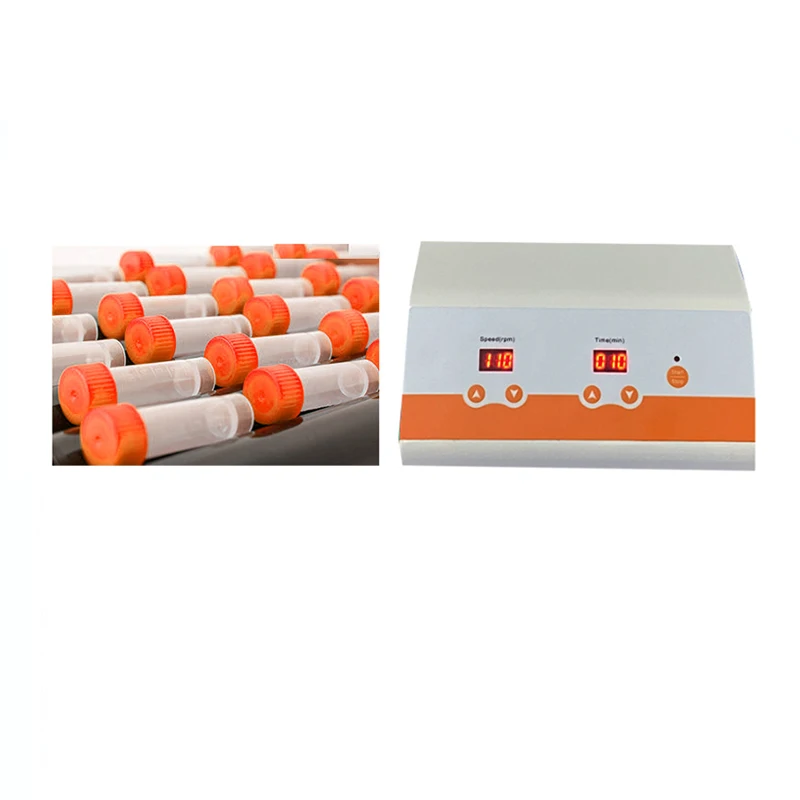 Roller Mixer Digital Display Timing Multi Tube Experimental Vortex Mixer Rotation