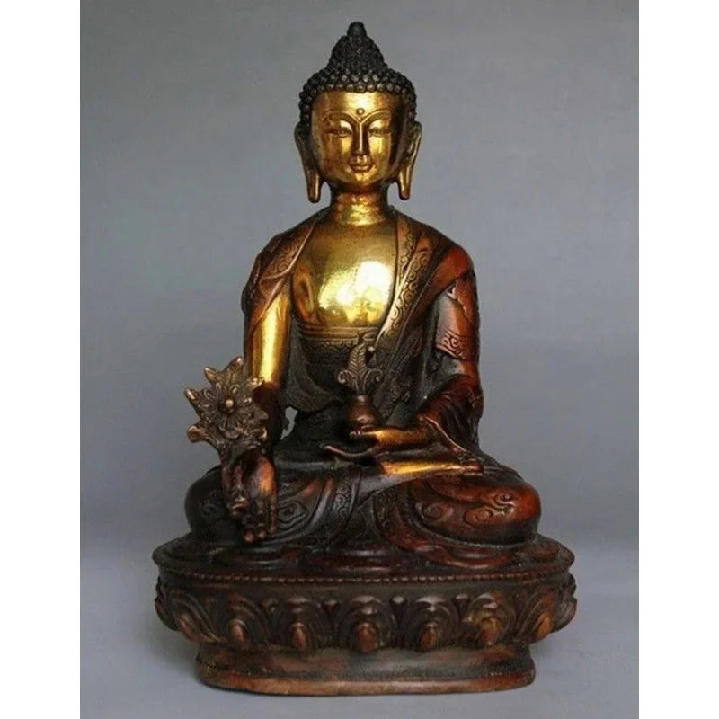 

Тибетский латунный буддизм Bodhisattva статуя Будды Шакьямуни