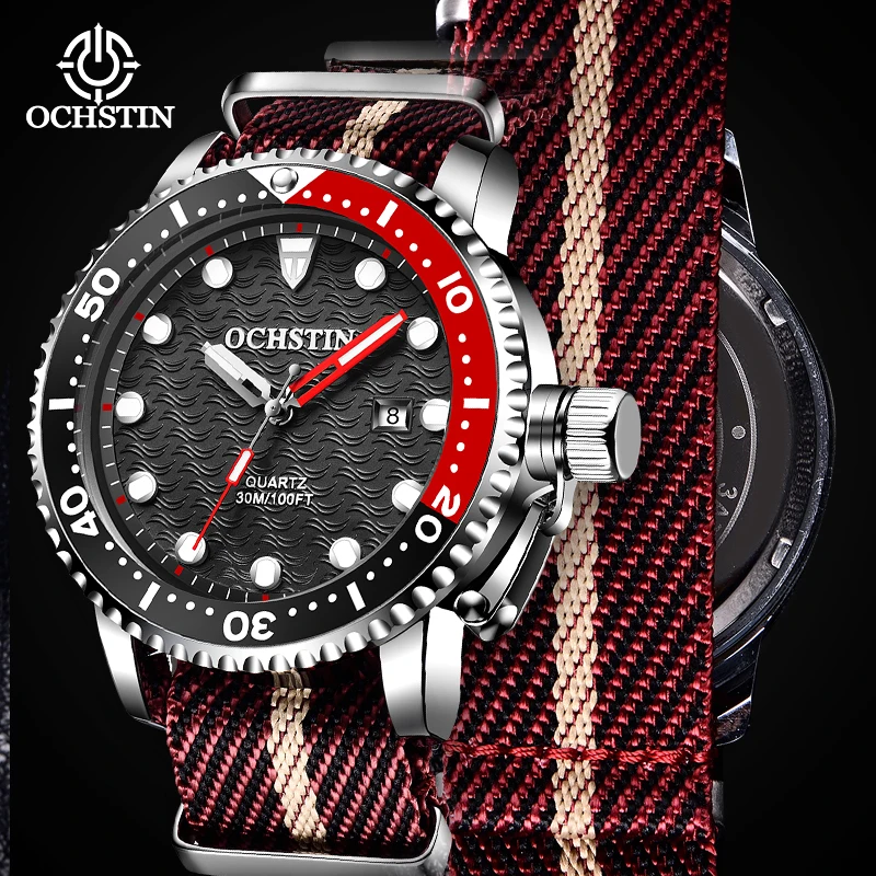 Men's personality business watch waterproof calendar luminous multifunctional business watch multiple color options masculinity