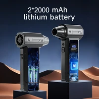 Souffleur d'air électrique 350000 tr/min, Jet de ventilateur Turbo puissant, ventilateur Rechargeable polyvalent, moteur sans balais pour voiture/PC/maison/outil d'extérieur 3