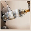 Piano Key Shower Full Set Digital Display Showers System Set Hot and Cold Shower Faucet Rainfall Bathtub Booster Shower 4