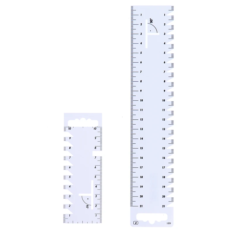 2 Pieces Cutting Ruler Diy Patchwork Rulers Portable For Sewing Home - View #8