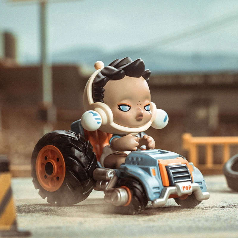 POP MART Skullpanda Laid Back Tomorrow Series Mystery Box Kawaii Blind Box  Cute Car Toy