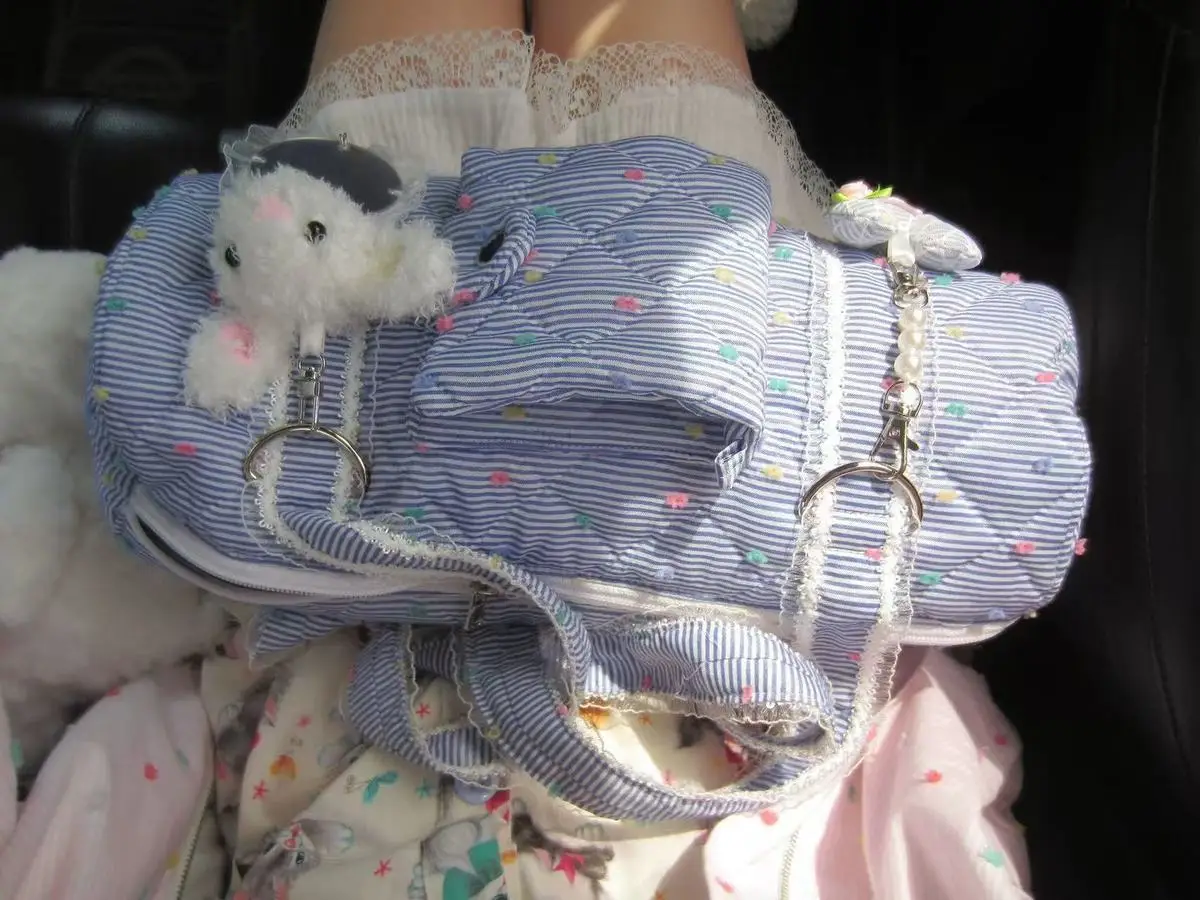 JIAERDI Candy Dot Canvas Y2k Handbag Wallets Women Versatile Pocket Casual Underarm Bag Female Harajuku Aesthetic Shoulder Bags