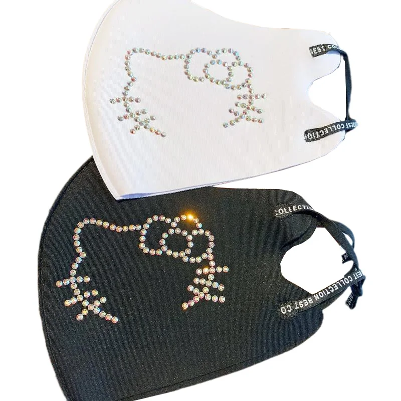 

Kawaii Sanrioed Anime Hello Kittys Windproof Anti-bacteria Soft Comfortable Adult Protective Mask Christmas Birthday Gift