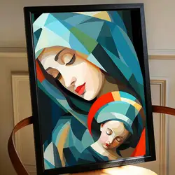 Chic Graffiti Art Poster by Pablo Picasso - Stylish Wall Décor for Home, Studio, Office & Coffee Shop (White4)
