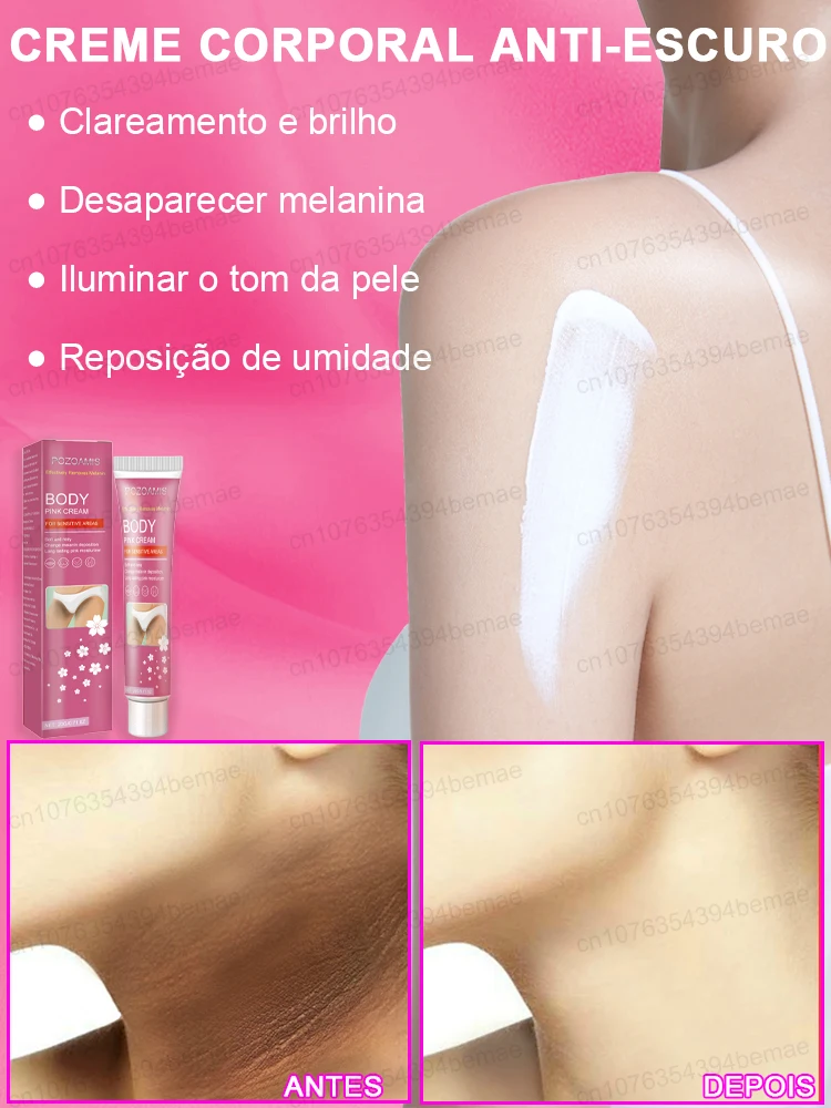 Whitening Cream Private Parts Underarm Bleaching Serum Whiten Butt Knee Brighten Inner Thigh Intimate Parts Dark Remove Melanin