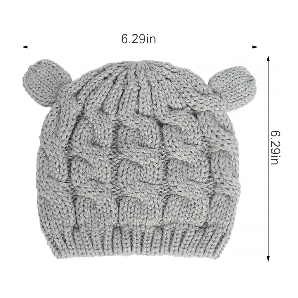 

Шапка-ушанка унисекс для новорожденных, теплые головные уборы, шарф и перчатки, белый комплект, L 6-18 месяцев