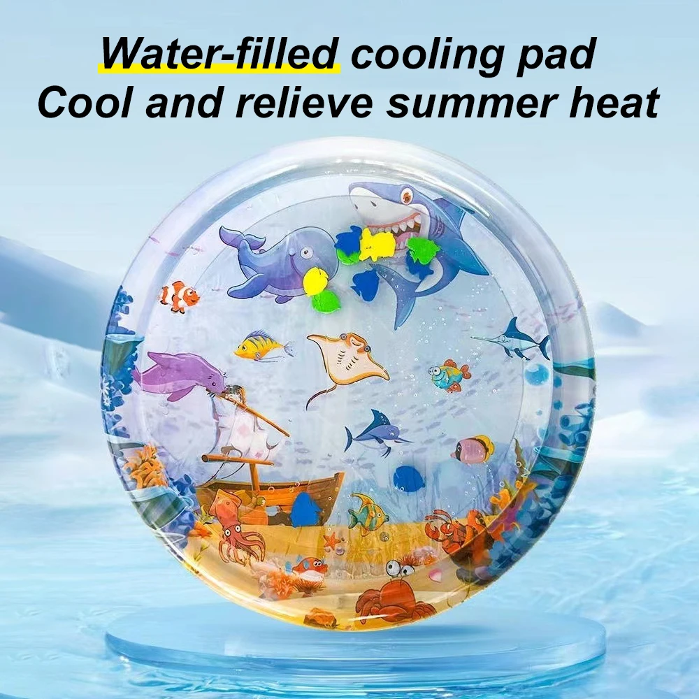 Print Dog Mat Cooling Summer Pad Mat For Dogs Cat Blanket Sofa Pet Dog Bed Summer Water Injection Pad For Small Medium Large Dog_voghion.com