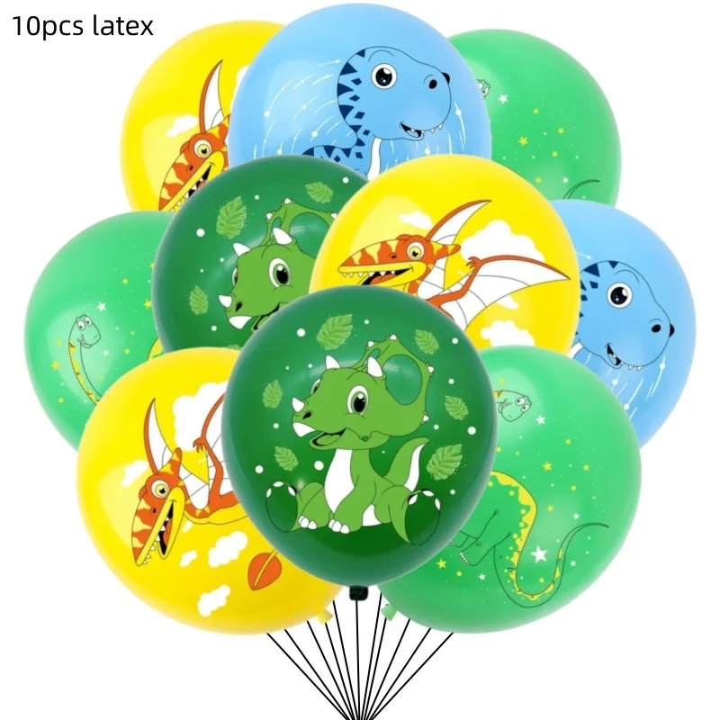 Dinosaurier Party Einweg Geschirr Pappteller Tasse Serviette Fußball Party Supplies Dinosaurier Ballon Kinder Geburtstag Party Decorati – Detail 7