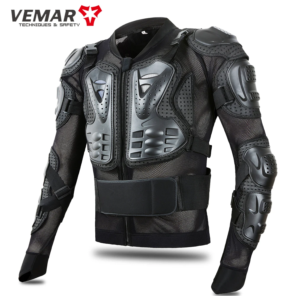 VEMAR Motorcycle Armor Protectors Jacket Body Support Brace ATV MTB Motocross Protective Gear Guard Rider Chest Back Protection