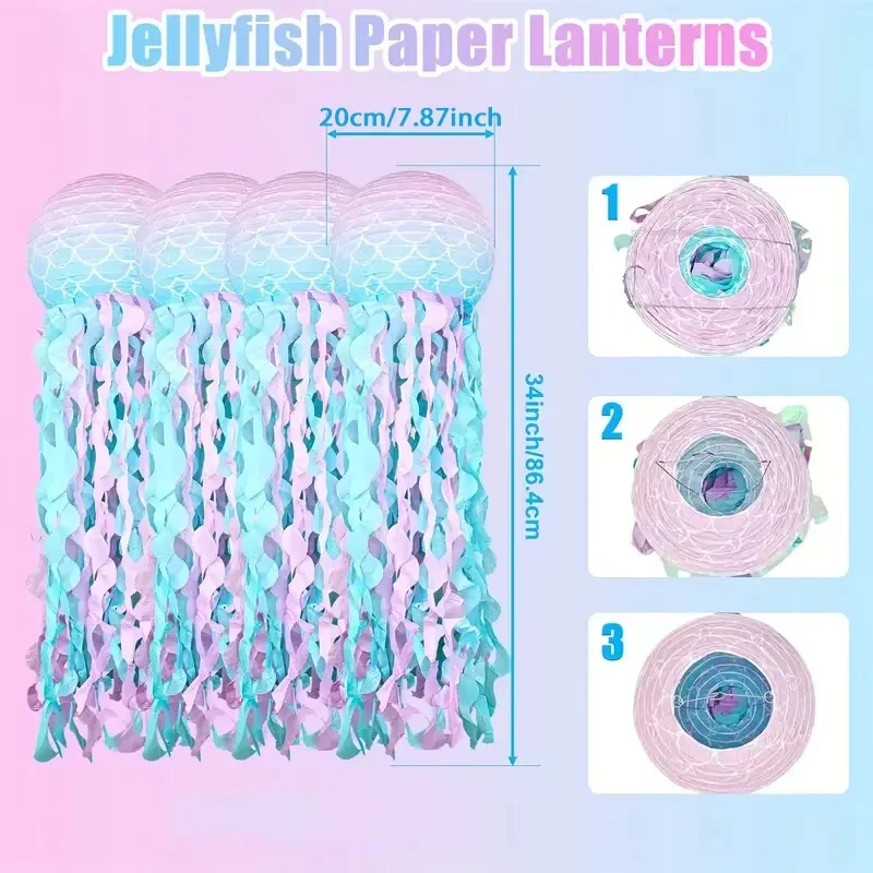 Mermaid Jellyfish Paper Lanterns 5