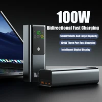 50000mAh Portable Color Screen Power Bank Supports PD100W Bidirectional Fast Charging Suitable For IPhone Laptop Samsung 2